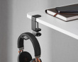 Clamp-On Headset Stand - Universell Hörlurshållare - Svart