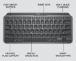 MX Keys Mini Trådlöst Tangentbord - Graphite