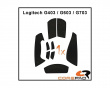 Soft Grips till Logitech G403/G603/G703 Series - Svart