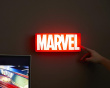 Marvel Logo Light V2 - Marvel Logotyp Lampa