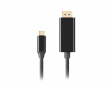 USB-C till DisplayPort Kabel 4k 60Hz Svart - 3m