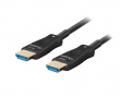HDMI 2.1 Kabel Optisk Svart 8k - 48Gbps - 30m