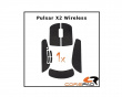 Soft Grips till Pulsar X2 / X2V2 Wireless - Svart