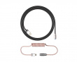 Custom Coiled Aviator Cable V2 Black/Pink - USB-C Kabel - Svart/Rosa