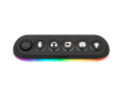 HUB DECK 5, RGB 5-Port USB Hubb, 12V - Svart