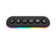 HUB DECK 5, RGB 5-Port USB Hubb, 12V - Svart