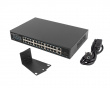 Nätverksswitch 24-portar, 1GB POE+/2X GB 2X SFP RACK 19” Gigabit Ethernet 250W