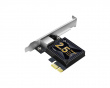 TX201 2.5 Gigabit PCIe Network Adapter, 2.5 Gbps - PCI-nätverksadapter