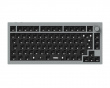 Q1 Pro QMK 75% ISO Barbone Trådlöst Tangentbord - Silver Grey