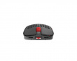HSK Pro 4K Wireless Mouse - Fingertip Trådlös Gamingmus - Grå/Röd