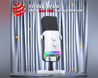 AMPLIGAME AM8 RGB USB/XLR Mikrofon - Dynamisk Mikrofon - Vit