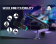Low-Profile Boom Arm Stand - Svart Mikrofonarm