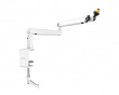 Low-Profile Boom Arm Stand - Vit Mikrofonarm