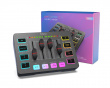 AMPLIGAME SC3 Gaming USB Mixer - Mixerbord för Streaming & Podcast