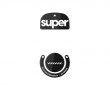 Version 2 Glas Skates till Logitech G Pro X Superlight - Svart