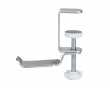 Clamp-On Headset Stand - Universell Hörlurshållare - Silver