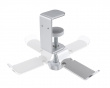 Clamp-On Headset Stand - Universell Hörlurshållare - Silver