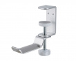 Clamp-On Headset Stand - Universell Hörlurshållare - Silver