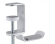 Clamp-On Headset Stand - Universell Hörlurshållare - Silver