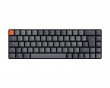 K7 Low Profile Hotswap Trådlöst Tangentbord RGB Aluminium [K Optical Brown]