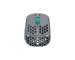 HSK Pro 4K Wireless Mouse - Fingertip Trådlös Gamingmus - Grå/Grön