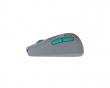 HSK Pro 4K Wireless Mouse - Fingertip Trådlös Gamingmus - Grå/Grön