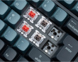 Q1 Pro QMK 75% RGB Knob Hotswap Trådlöst Tangentbord - Black [K Pro Red]