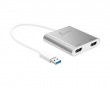 USB 3.0 till Dual HDMI Multi-Monitor Adapter