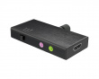 Live Capture Adapter HDMI till USB-C med Strömförsörjning