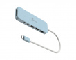 USB-C Multi-Port Hub med 60W Strömförsörjning - Blå