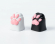Kitty Paw Silicone Aluminum Alloy Artisan Keycap - Svart Kitty Paw Silicone Aluminum Alloy Artisan Keycap - Svart