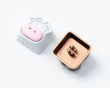 Cute Cow Silicone Aluminum Alloy Artisan Keycap - Vit Cute Cow Silicone Aluminum Alloy Artisan Keycap - Vit