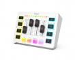 AMPLIGAME SC3 Gaming USB Mixer - Mixerbord för Streaming & Podcast - Vit