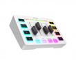 AMPLIGAME SC3 Gaming USB Mixer - Mixerbord för Streaming & Podcast - Vit