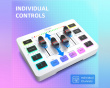 AMPLIGAME SC3 Gaming USB Mixer - Mixerbord för Streaming & Podcast - Vit