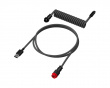 USB-C Coiled Cable - Grå / Svart