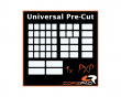 PXP Universal Pre-Cut Grips för Tangentbord och Gamingmus - White