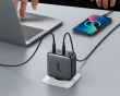 Nexode 100W USB-C PD GaN - 4-Port Väggladdare - Svart