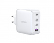 Nexode 100W USB-C PD GaN - 4-Port Väggladdare - Vit