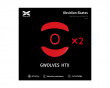 Obsidian Mouse Skates för G-Wolves HTX 4K/HTX ACE