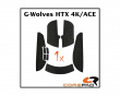 Soft Grips till G-Wolves HTX 4K/ACE - Svart