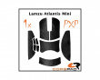 PXP Grips till Lamzu Atlantis Mini - Svart