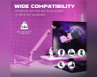 Low-Profile Boom Arm Stand - Rosa Mikrofonarm