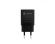 Ribera GaN USB-laddare - USB-A & USB-C - 30W - Svart