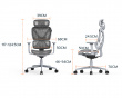 SpineX Pro Ergonomisk Kontorsstol - Grå