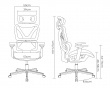 SpineX V2 Ergonomisk Kontorsstol - Grå