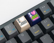 Love Zinc Alloy OEM Artisan Keycap - Mörklila Love Zinc Alloy OEM Artisan Keycap - Mörklila