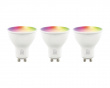 RGB LED Lampa GU10 WiFi 4.7W - 3-pack