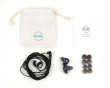 BL03 IEM Hörlurar med 3.5mm Mikrofon - Lila