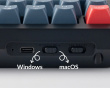 V6 Max QMK RGB Hotswap Trådlöst Tangentbord [Gateron Jupiter Brown] - ISO
